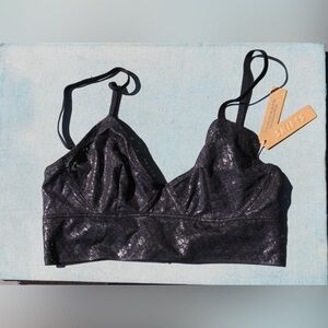 NWT Skims Metallic Bralette